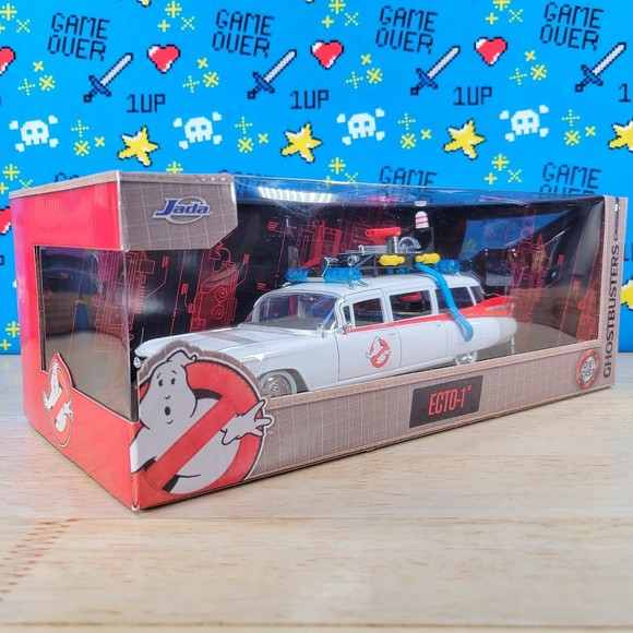 Jada Toys Ghostbusters ECTO-1 1:24 Diecast Collectible Hollywood Rides NIB - Picture 3 of 11